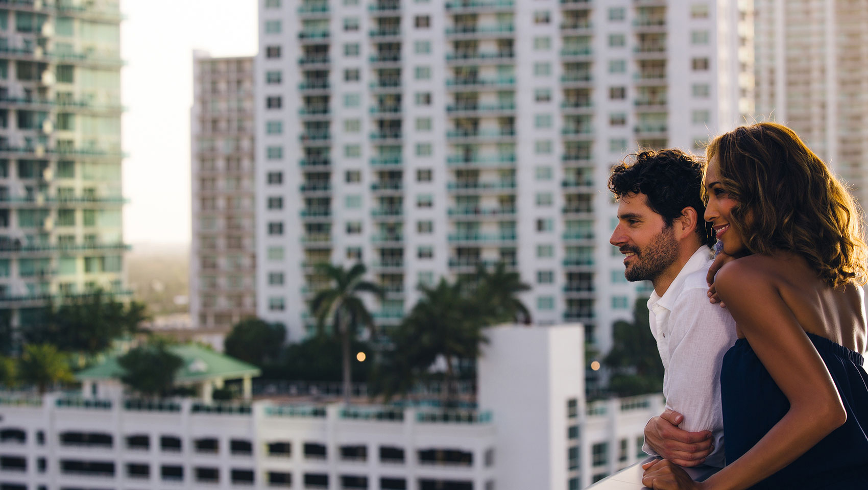 couple on balcony