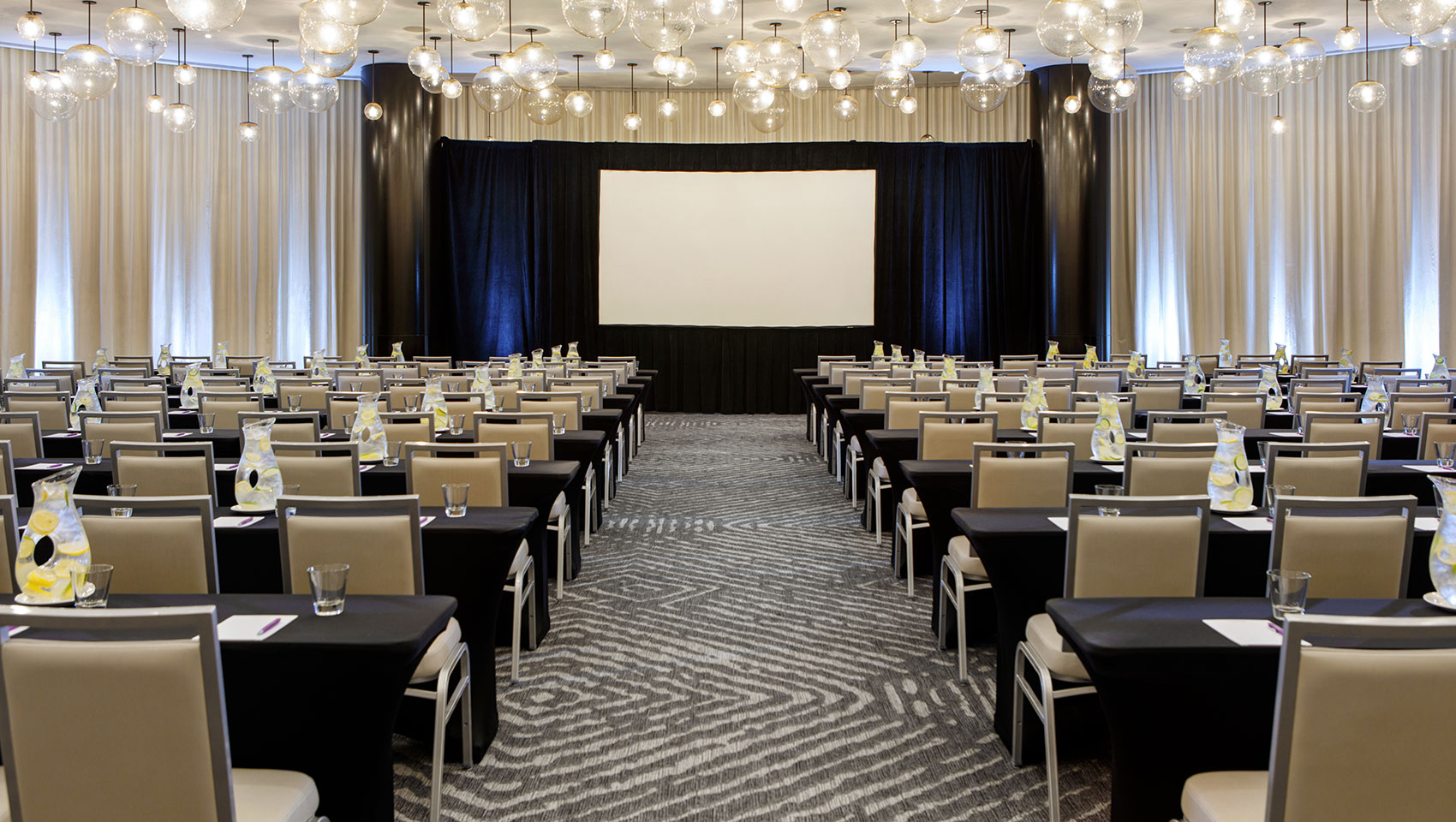 lobby space at Marriott Hotels & Suites