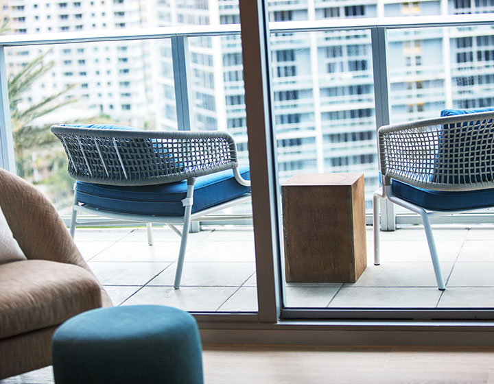 ada accessible hotel room balcony patio