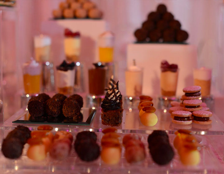 dessert table